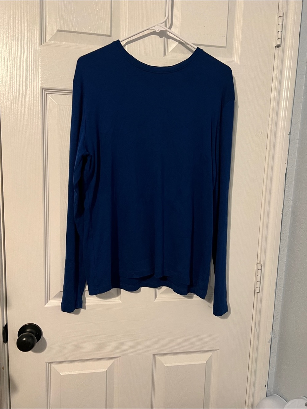 Cherokee Women's Long-Sleeve Crewneck Top - Royal Blue